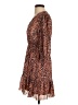 Lulus 100% Polyester Animal Print Brown Casual Dress Size XS - photo 5
