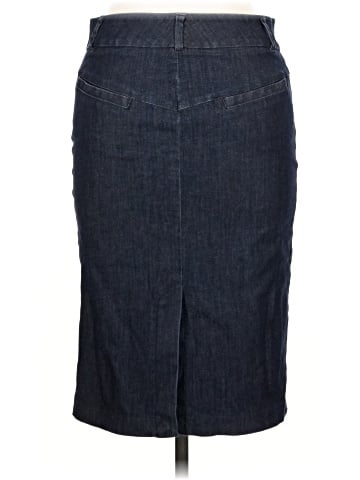7th Avenue Design Studio New York & Company Denim Skirt (view 2)