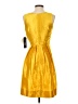 Miss Sixty 100% Polyester Yellow Cocktail Dress Size 4 - photo 2