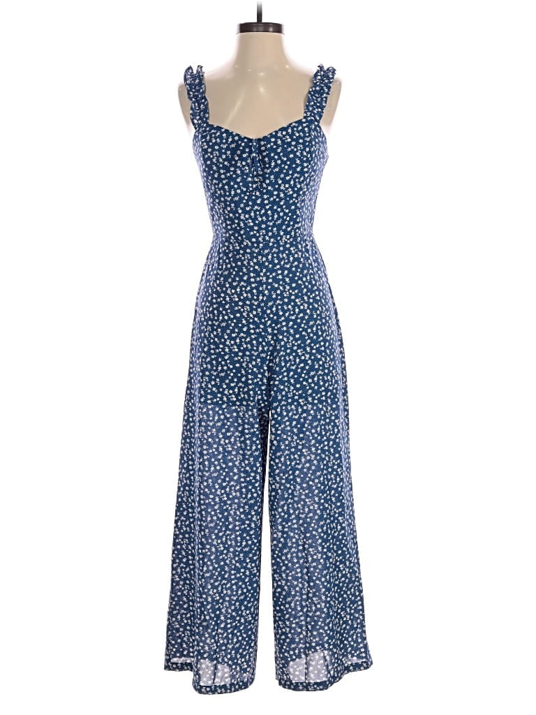 Pre-owned Aemi + Co Jumpsuit In Blue