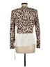 Avec Les Filles Animal Print Ivory Jacket Size 6 - photo 2