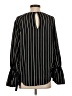 dalia 100% Polyester Black Long Sleeve Blouse Size S - photo 2