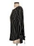 dalia 100% Polyester Black Long Sleeve Blouse Size S - photo 5