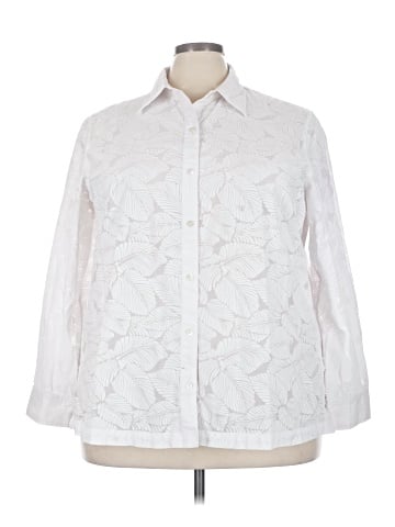 Jones New York Signature Long Sleeve Blouse (view 1)