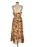 Unbranded Print Orange Casual Dress Size 29 waist - photo 2