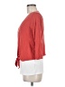 August Silk Orange Cardigan Size S - photo 5