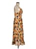 Unbranded Print Orange Casual Dress Size 29 waist - photo 4