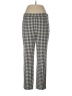 Talbots Checkered-gingham Ivory Casual Pants Size 10 - photo 1