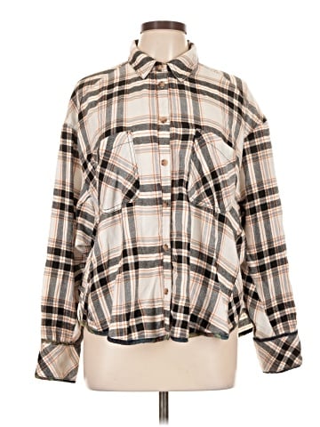 BDG Long Sleeve Button-Down Shirt (view 1)