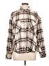 BDG Plaid Tan Long Sleeve Button-Down Shirt Size L - photo 1