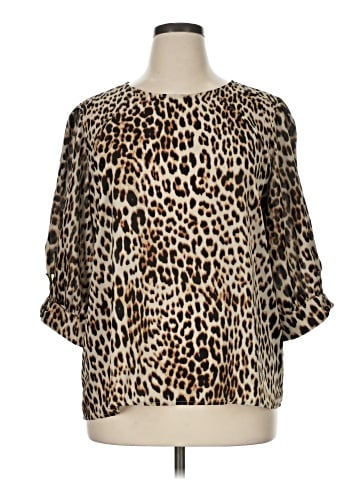 Worthington 3/4 Sleeve Blouse (view 1)