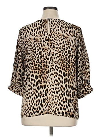 Worthington 3/4 Sleeve Blouse (view 2)