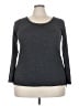 Lularoe Gray 3/4 Sleeve T-Shirt Size 22 - 24 - photo 1