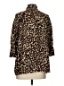 Zara Animal Print Brown 3/4 Sleeve Blouse Size XS - photo 2