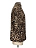 Zara Animal Print Brown 3/4 Sleeve Blouse Size XS - photo 4