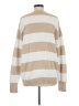 John Galt 100% Cotton Stripes Tan Pullover Sweater Size M (estimated) - photo 2