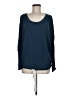 Eberjey Blue Long Sleeve Top Size M - photo 1