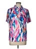 Unbranded 100% Polyester Pink Short Sleeve Polo Size L - photo 1