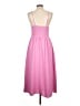 Timing Solid Pink Casual Dress Size L - photo 2