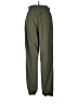 Ci Sono Solid Green Casual Pants Size M - photo 2