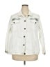 Denim & Co 100% Polyester White Jacket Size 2X - photo 1