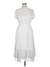 Torrid 100% Polyester Polka Dots White Casual Dress Size 1X Plus (1) - photo 2