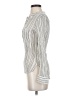Carve Designs Stripes Silver Long Sleeve Blouse Size XS - photo 5