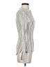 Carve Designs Stripes Silver Long Sleeve Blouse Size XS - photo 4