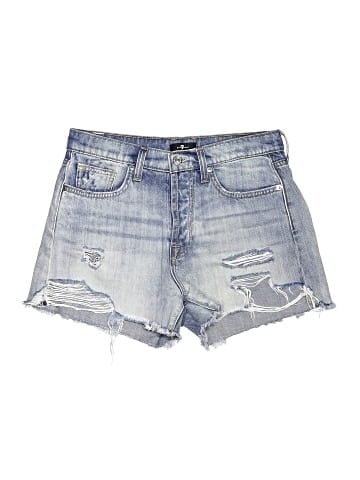 7 For All Mankind Denim Shorts (view 1)