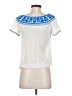 THML White Short Sleeve Blouse Size XS - photo 2