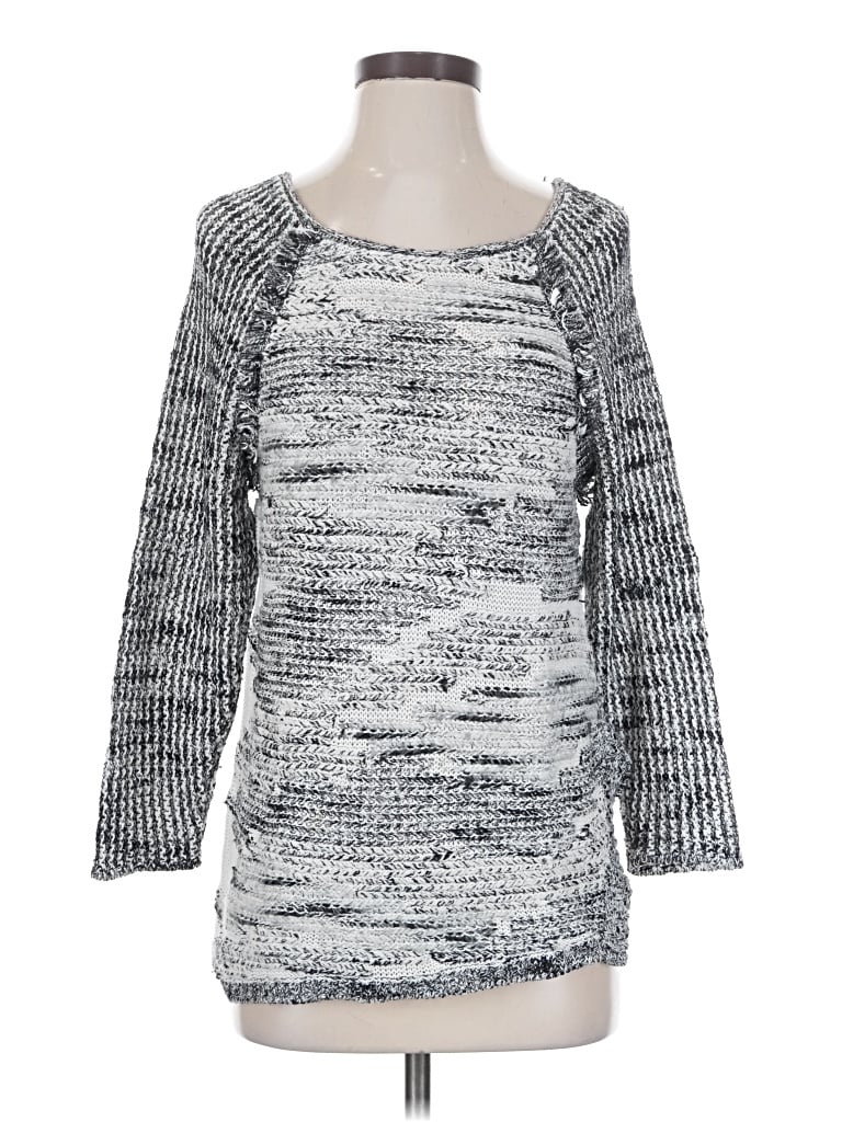 Pre-owned Moth Pullover Sweater In Silver