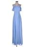 Thread 100% Polyester Blue Casual Dress Size 2 - photo 1