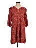 Pieces 100% Viscose Paisley Red Casual Dress Size S - photo 1