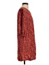 Pieces 100% Viscose Paisley Red Casual Dress Size S - photo 4