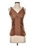Cache Brown Sleeveless Blouse Size S - photo 1
