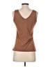 Cache Brown Sleeveless Blouse Size S - photo 2