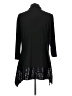 Coco Bianco Solid Black Cocktail Dress Size L - photo 2
