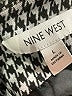Nine West 100% Polyester Houndstooth Gray Blazer Size L - photo 6