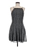 BCBGeneration 100% Polyester Tweed Gray Cocktail Dress Size 8 - photo 1