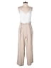 Chocolate Solid Ivory Jumpsuit Size M - photo 1