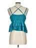 Altar'd State 100% Rayon Teal Sleeveless Blouse Size L - photo 2
