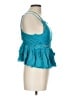 Altar'd State 100% Rayon Teal Sleeveless Blouse Size L - photo 4