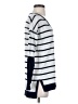 Fate 100% Cotton Stripes White Pullover Sweater Size XS - photo 4