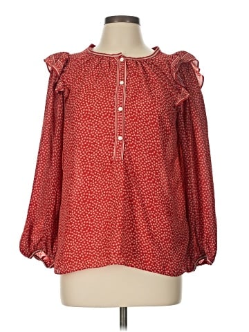 Max Studio 3/4 Sleeve Blouse (view 1)