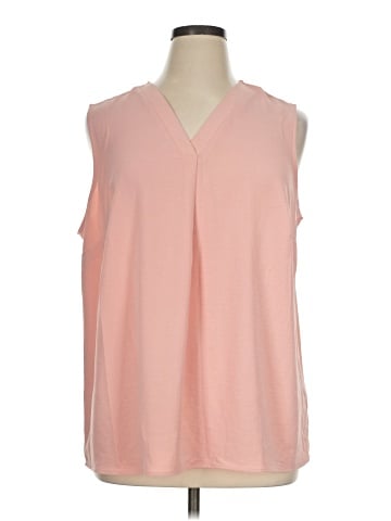 Como Blu Sleeveless Blouse (view 1)