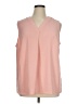 Como Blu 100% Polyester Pink Sleeveless Blouse Size 1X - photo 1