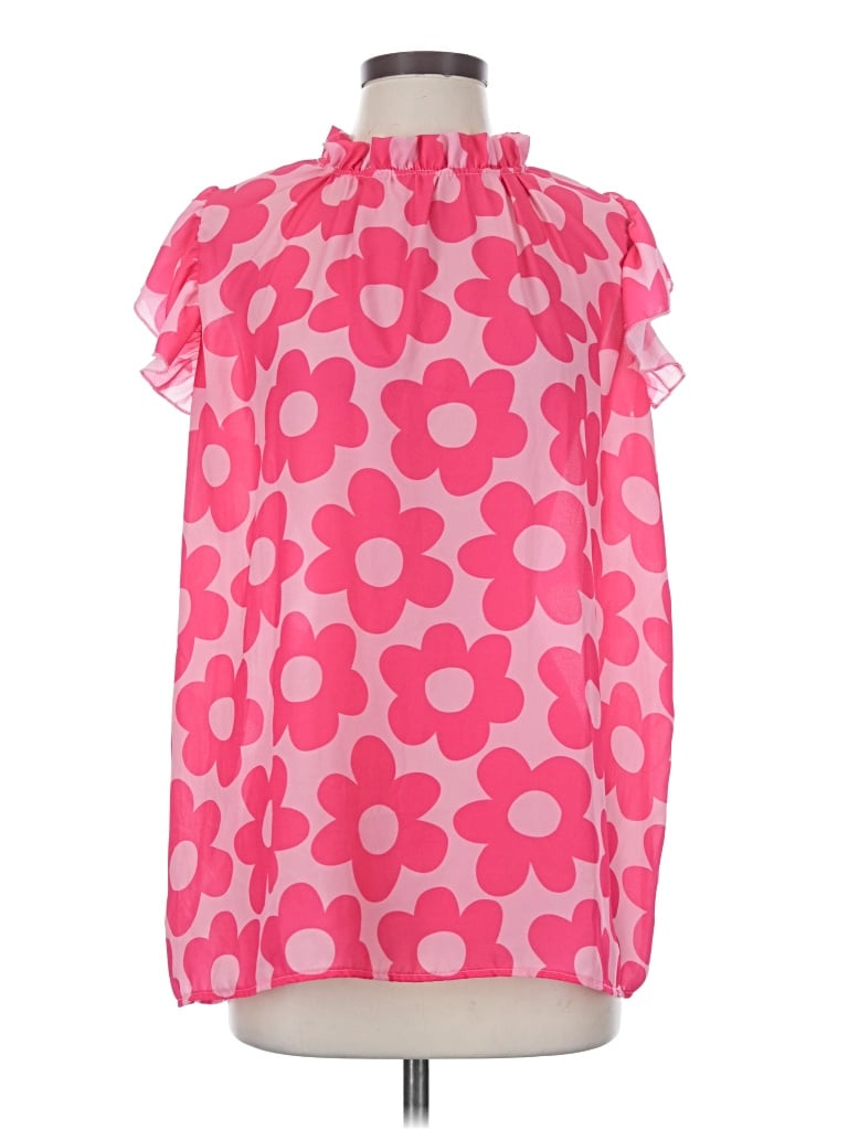 Pre-owned Bibi Sleeveless Blouse In Pink