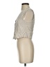 MNG Ivory Sleeveless Button-Down Shirt Size XXS - photo 5
