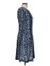 North Style Print Blue Casual Dress Size 10 - photo 4