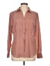 Darjoni 100% Polyester Polka Dots Orange Long Sleeve Blouse Size L - photo 1
